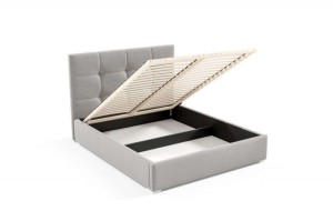 Doppelbett mit Matratze Harry 180x200 Grau