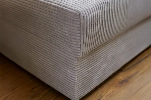 Einzelbett Sovaro 90x200 Cord Creme