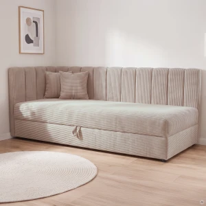 Einzelbett Sovaro Plus 80x180 Cord Creme