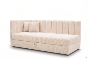 Einzelbett Sovaro Plus 90x200 Cord Creme