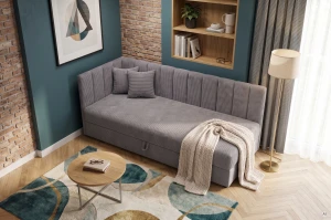 Einzelbett Sovaro Plus 90x200 Cord Rosa