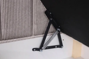 Bett mit Bettkasten Sovaro PRO 80x180 Cord Grau