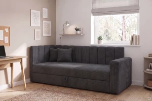 Jugendbett Sovaro PRO PLUS 80x200 Cord Anthrazit