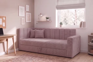 Jugendbett Sovaro PRO PLUS 80x200 Cord Rosa