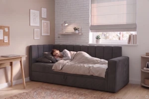 Jugendbett Sovaro PRO PLUS 90x200 Cord Rosa
