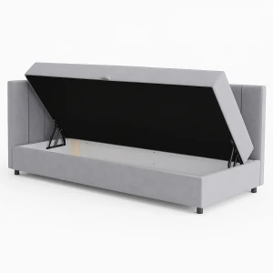 Kontinentalbett für 1 Person Sofaro Plus 120x200 Grau