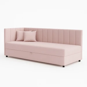 Kontinentalbett für 1 Person Sofaro Plus 120x200 Rosa