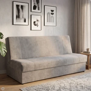 Schlafsofa mit Bettkasten Regina Grau