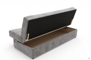 Schlafsofa mit Bettkasten Regina Grau