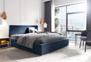 Polsterbett Katia 160x200 Marineblau