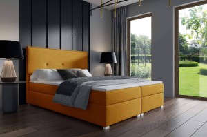 Boxspringbett Lara 160x200 Gelb
