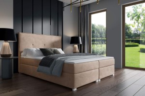 Boxspringbett Lara 180x200 Beige