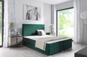 Boxspringbett Marcus 160x200 Grün