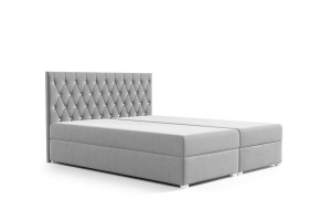 Boxspringbett Nadia 180x200 Grau