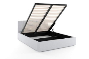 Doppelbett Santiago 140x200 Anthrazit Metallrahmen