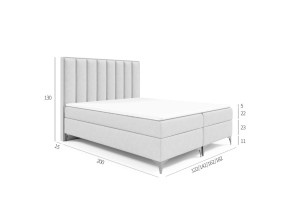 Boxspringbett Sofia 120x200 Rosa