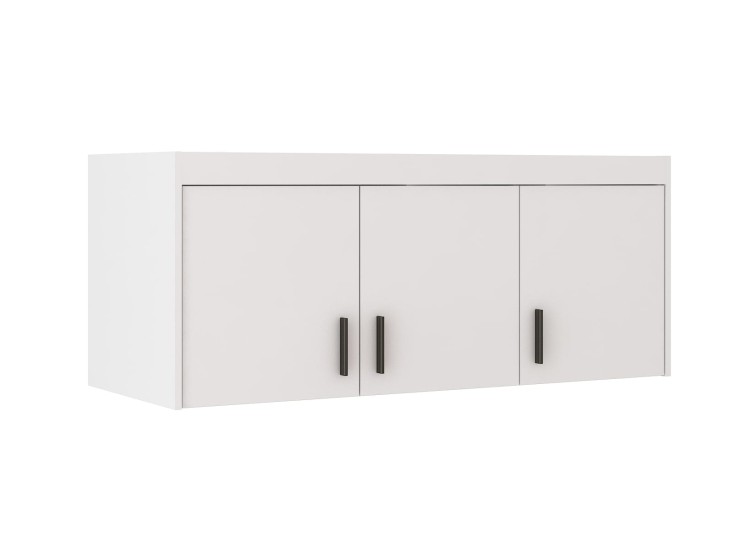 Dreitüriger Kleiderschrank Erweiterung Elena NAEL WH03 Weiß