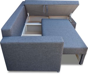 Schlafsofa Bergamo Graphit/Grau