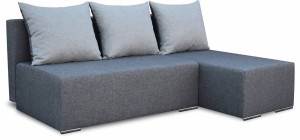 Eckcouch mit Bettkasten Ecco Rechts Graphit