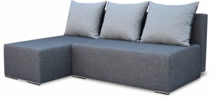 Ecksofa mit Bonellfedern Ecco Plus Links Graphit