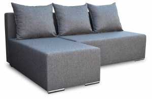 Ecksofa mit Bonellfedern Ecco Plus Links Graphit