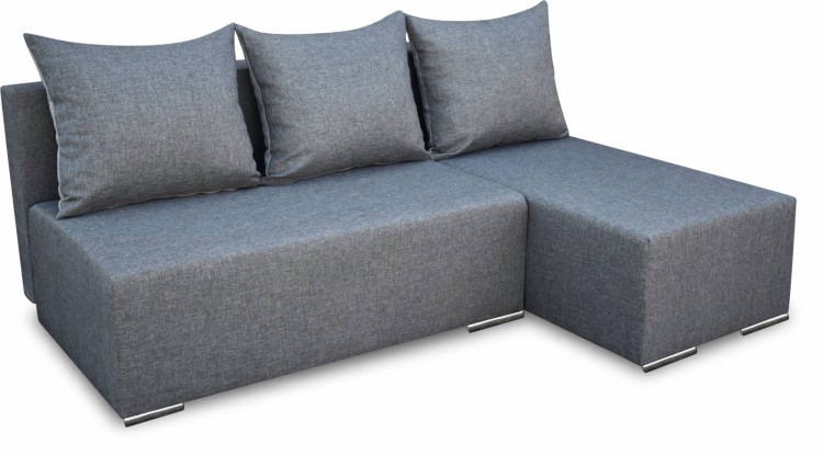 Ecksofa mit Bonellfedern Ecco Plus Rechts Graphit