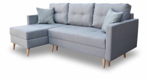 Ecksofa mit Schlaffunktion Falun Grey