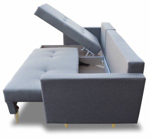 Ecksofa mit Schlaffunktion Falun Graphit