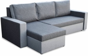 Ecksofa mit Schlaffunktion Home Grau/Graphit
