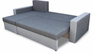 Ecksofa mit Schlaffunktion Home Grau/Graphit