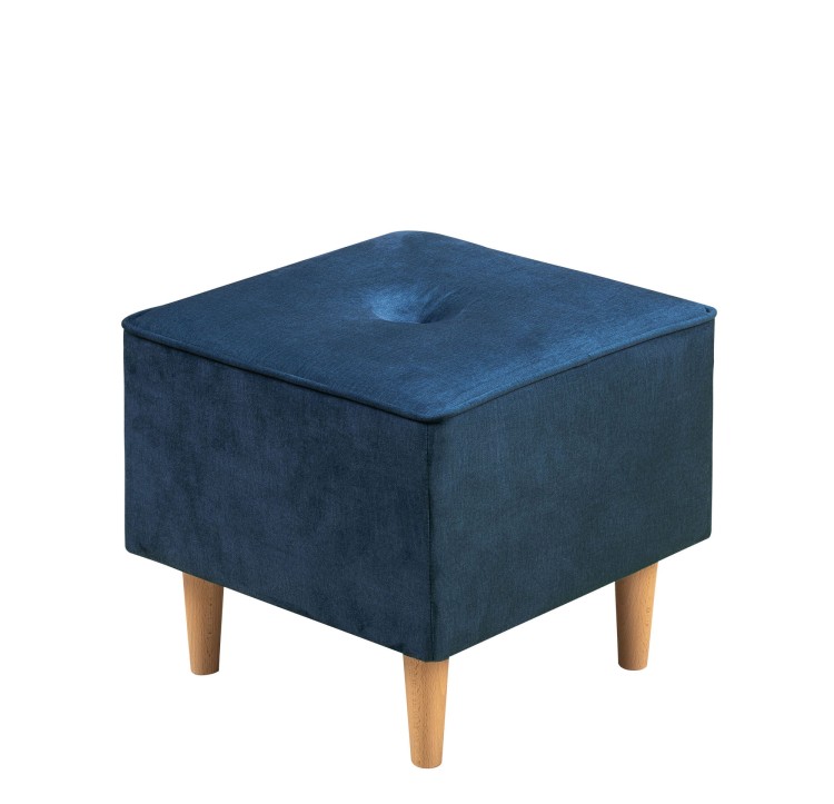 Fußhocker Floki Marineblau
