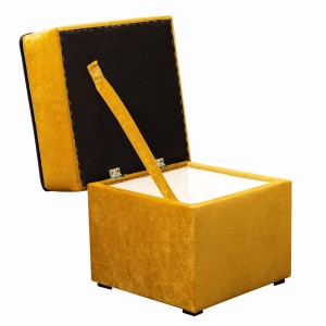 Fußhocker mit Staufach Merida Gelb