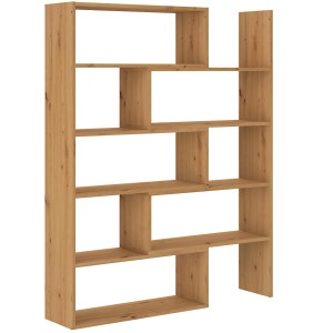 Verstellbares Bücherregal 138 cm Charles 01 Eiche Artisan