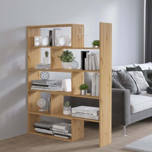 Verstellbares Bücherregal 138 cm Charles 01 Eiche Artisan