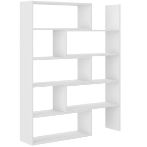 Verstellbares Bücherregal 138 cm Charles 01 Weiß