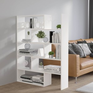 Verstellbares Bücherregal 138 cm Charles 01 Weiß