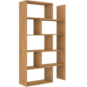 Verstellbares Bücherregal 188 cm Charles 02 Eiche Artisan
