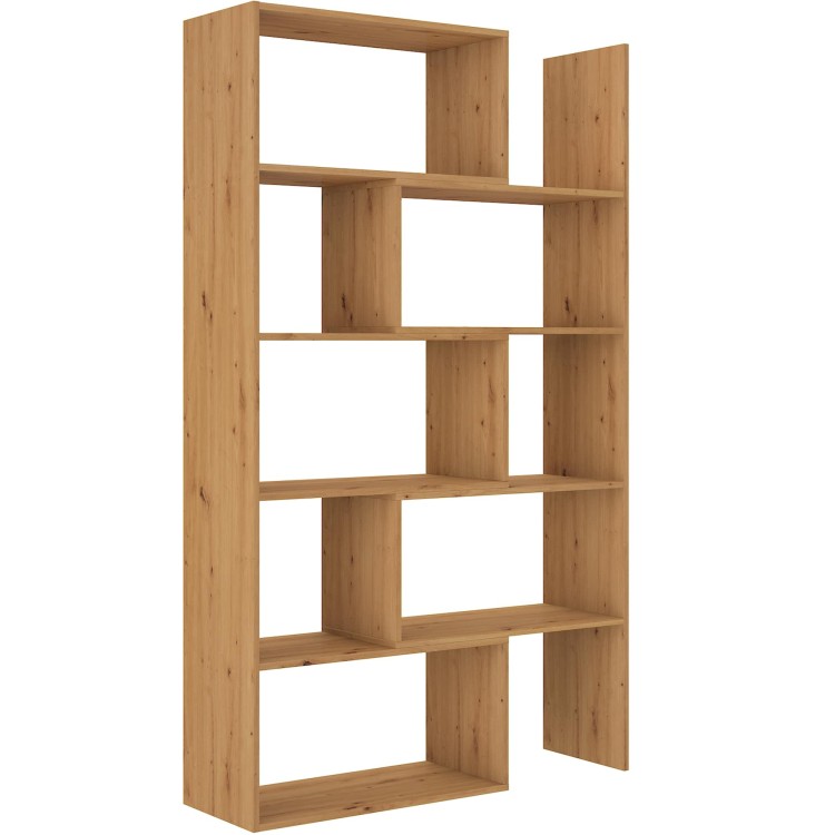 Verstellbares Bücherregal 188 cm Charles 02 Eiche Artisan