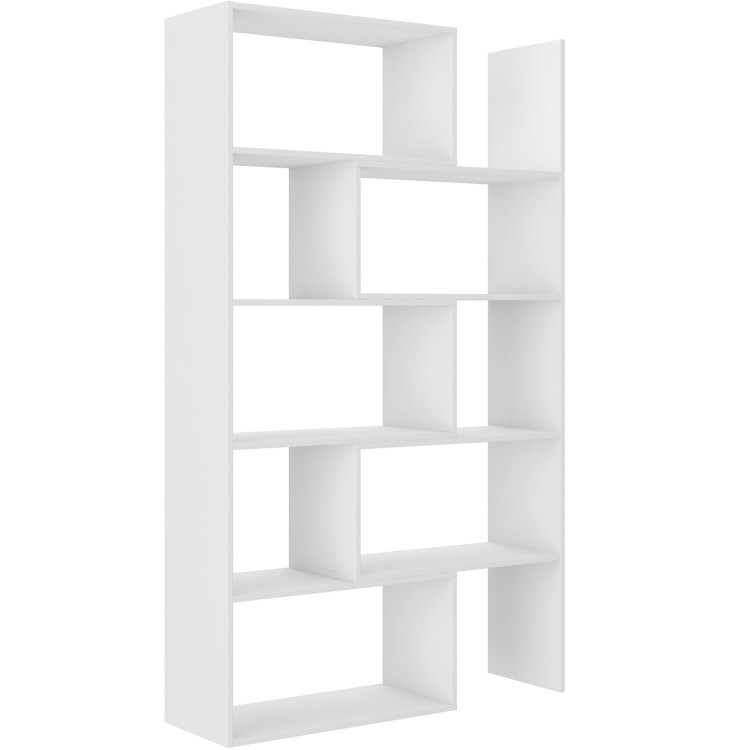 Verstellbares Bücherregal 188 cm Charles 02 Weiß