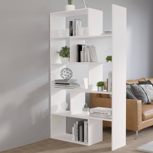 Verstellbares Bücherregal 188 cm Charles 02 Weiß
