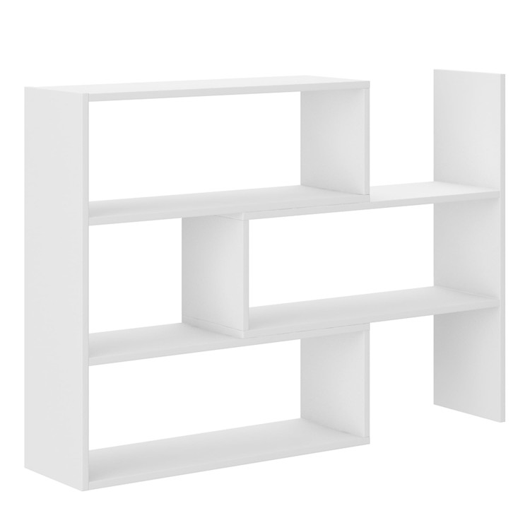 Verstellbares Bücherregal 83 cm Charles 03 Weiß
