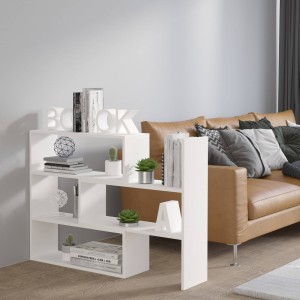Verstellbares Bücherregal 83 cm Charles 03 Weiß