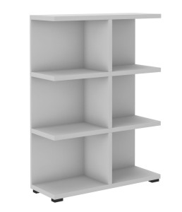Offenes niedriges Regal 112 cm Mehr 06 Grau