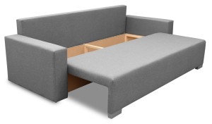 Schlafsofa mit Bettkasten Burgos Graphit