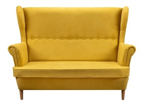 3 Sitzer Ohrensofa Denver Gelb