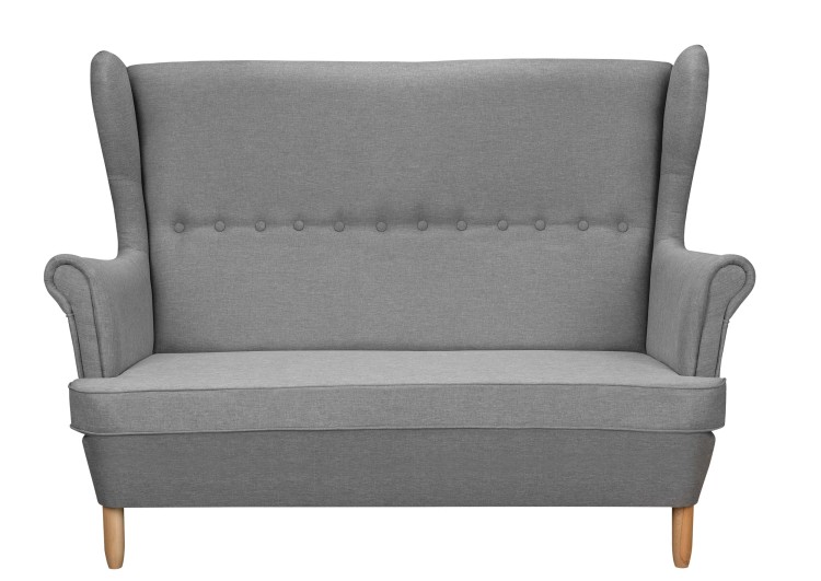 3 Sitzer Ohrensofa Denver Grau