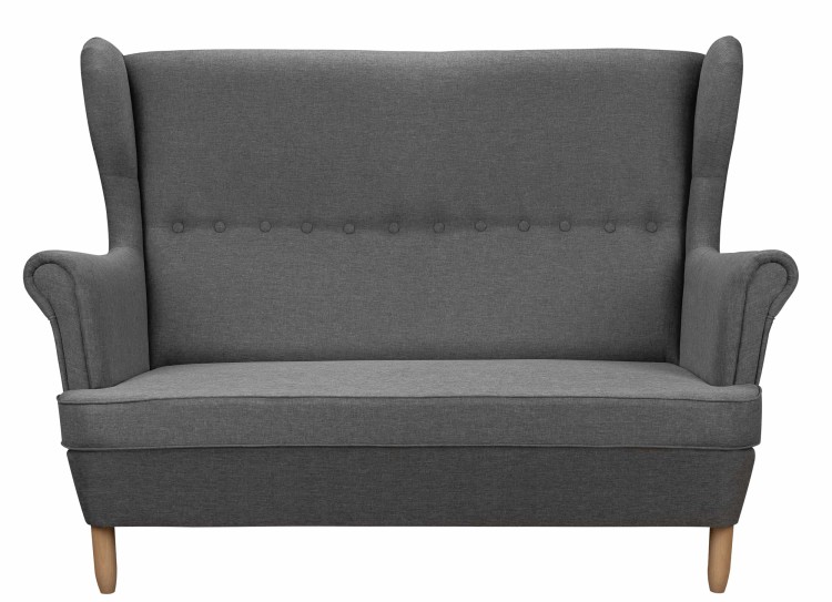 3 Sitzer Ohrensofa Denver Graphit