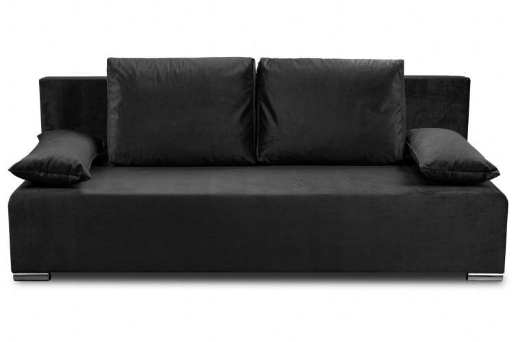 Schlafsofa mit Bettkasten Ecco DELUXE Schwarz