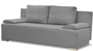 Schlafsofa mit Bettkasten Ecco Plus Grau