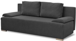 Schlafsofa mit Bettkasten Ecco Plus Graphit